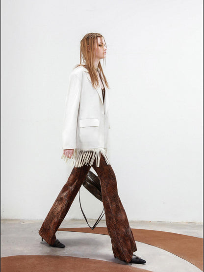 NORTH NODE Disco Tassel Oversized Relaxed Silhouette Women&