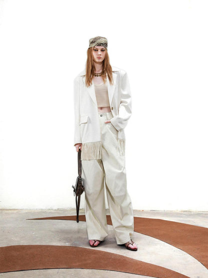 NORTH NODE Disco Tassel Oversized Relaxed Silhouette Women&