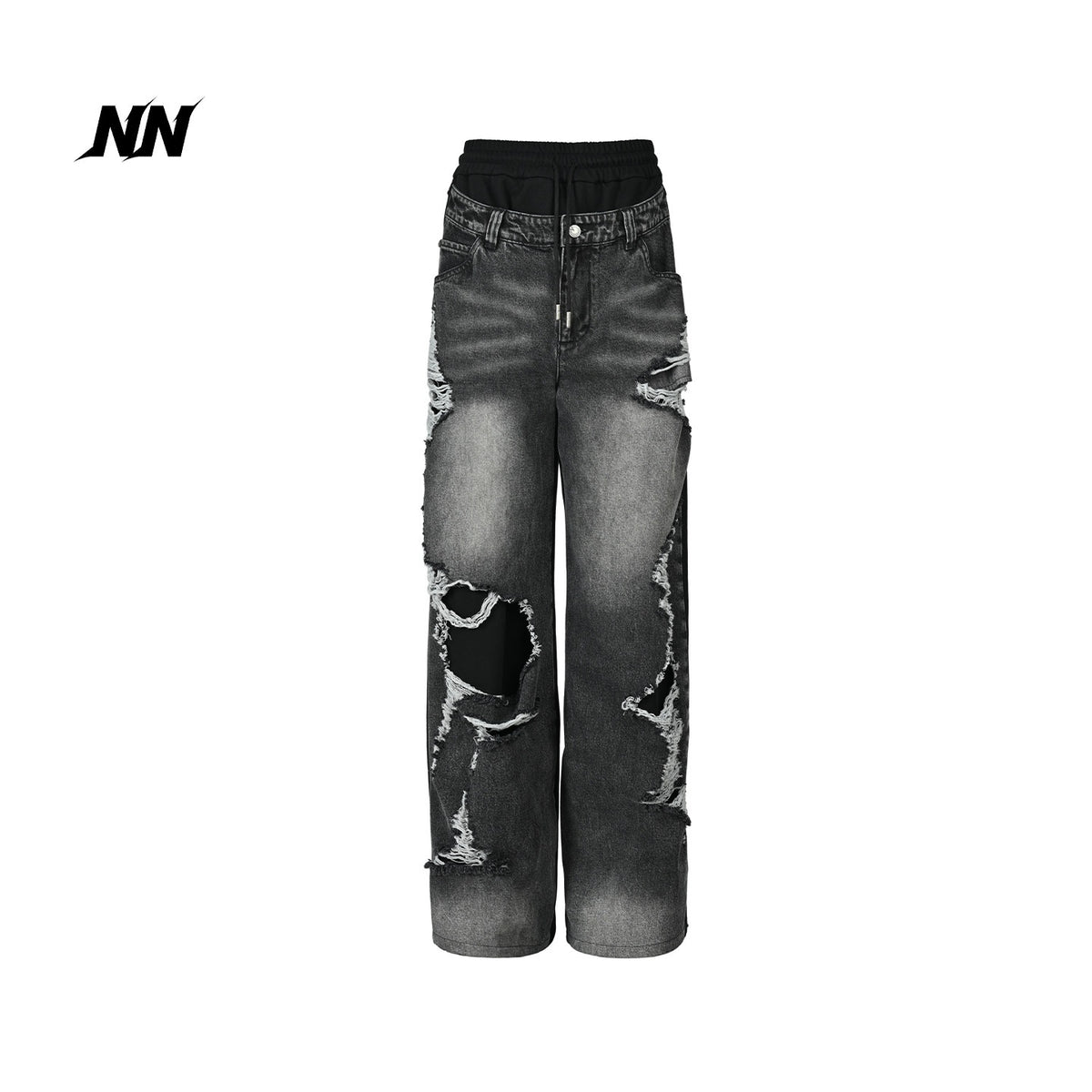 NORTH_NODE_Distressed_Spliced_Double_Waist_Punk_Women&