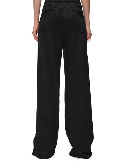 NORTH NODE Distressed Spliced Double Waist Punk Women&