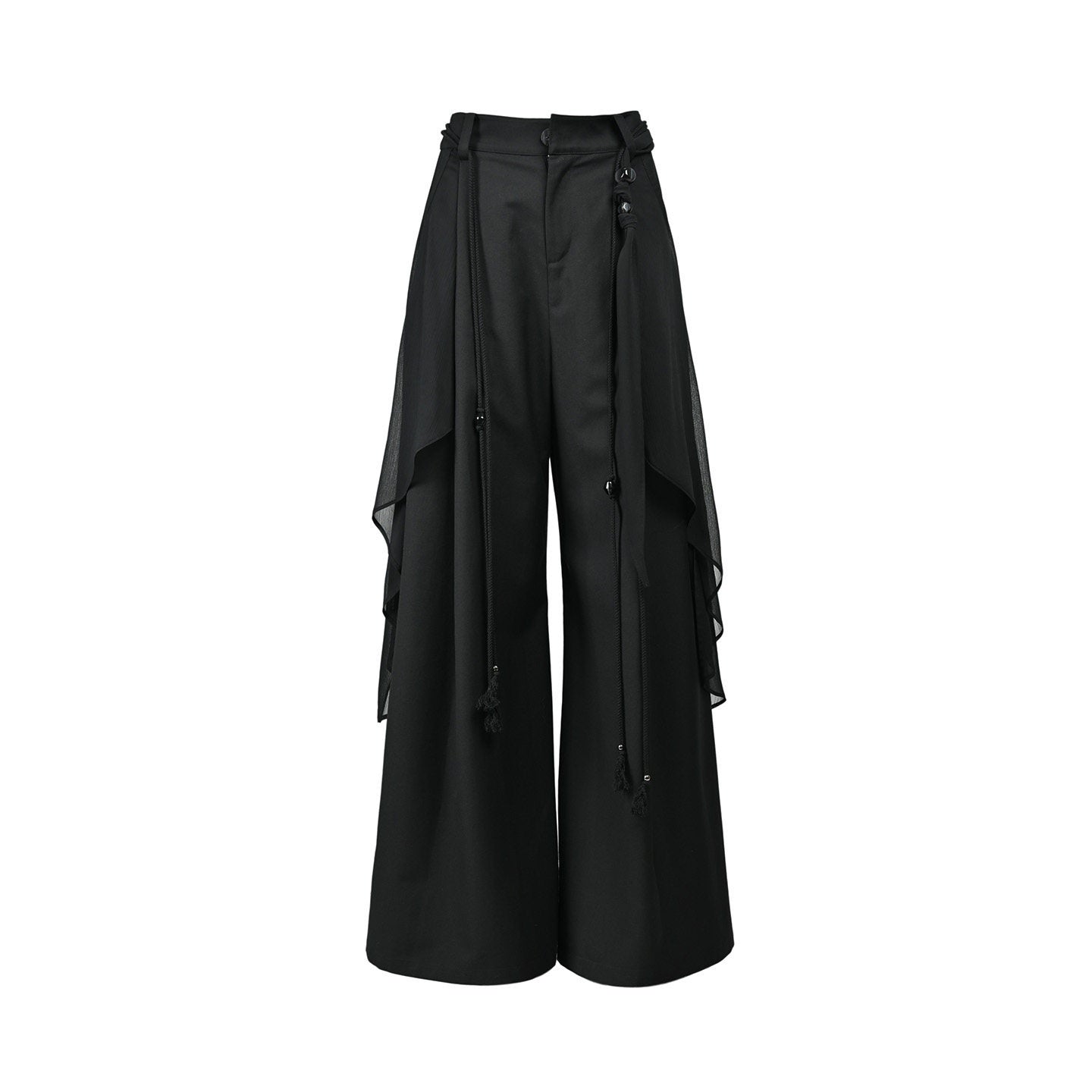 NORTH_NODE_Draped_Beaded_Chiffon_Spliced_Slimming_Women&