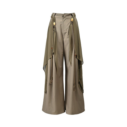 NORTH_NODE_Draped_Beaded_Chiffon_Spliced_Slimming_Women&