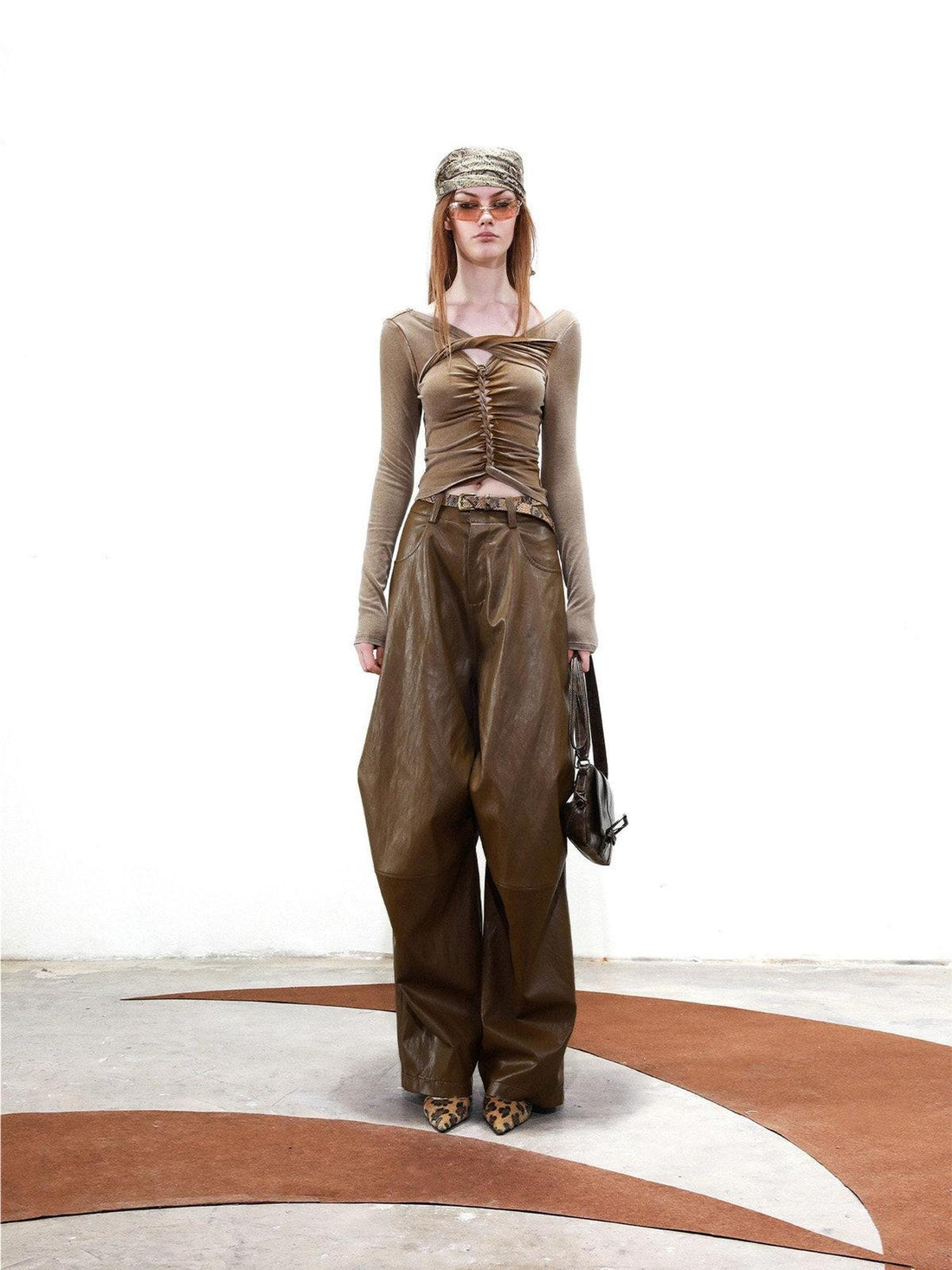 NORTH NODE Draped Deconstructed Tapered Women&