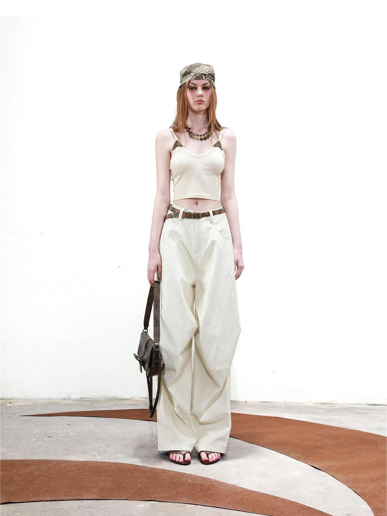 NORTH NODE Draped Deconstructed Tapered Women&