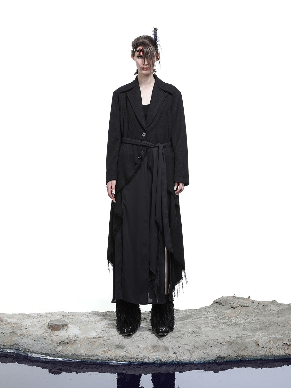 NORTH_NODE_Draped_Patchwork_Frayed_Ruffle_Women&