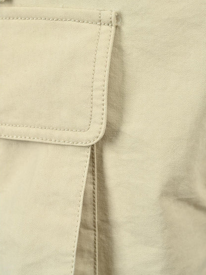 NORTH NODE Earth Tone Utility Pocket Zipper Women&