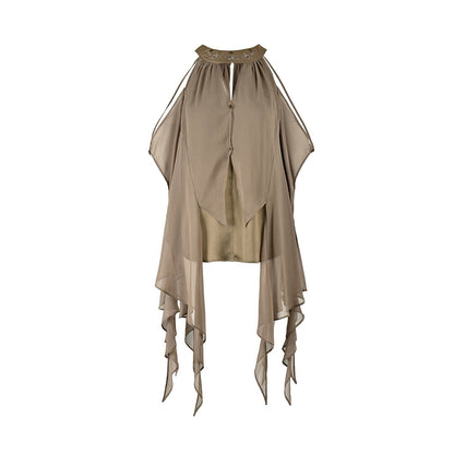 NORTH_NODE_Embroidered_Ruffle_Asymmetrical_Off_Shoulder_Halter_Women&