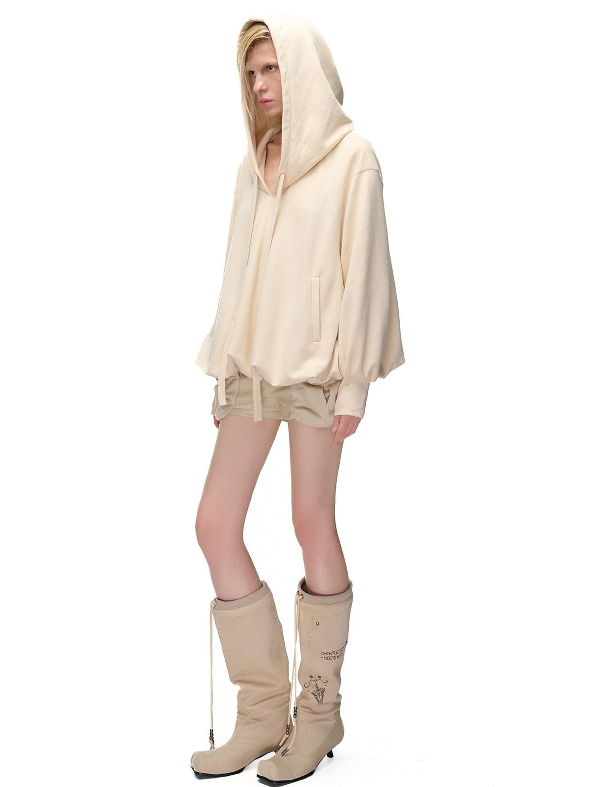 NORTH NODE Fashion Lace Up Fabric Pu Women&