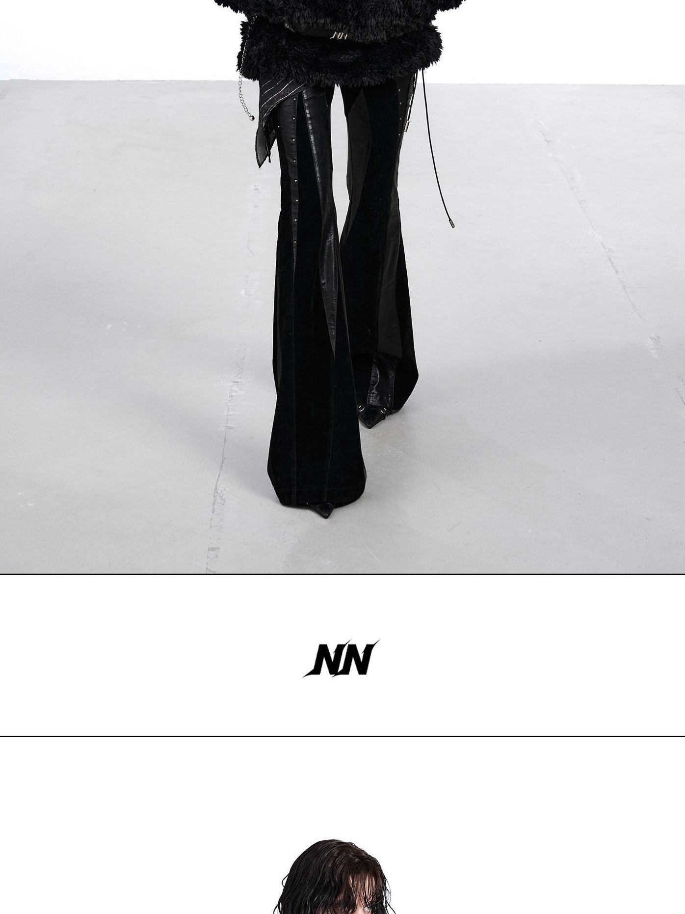 NORTH NODE Faux Fur Lapel Cropped Loose Women&