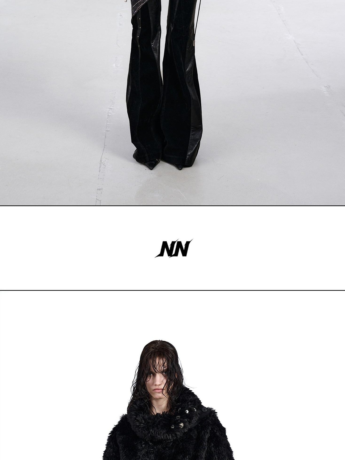 NORTH NODE Faux Fur Lapel Cropped Loose Women&