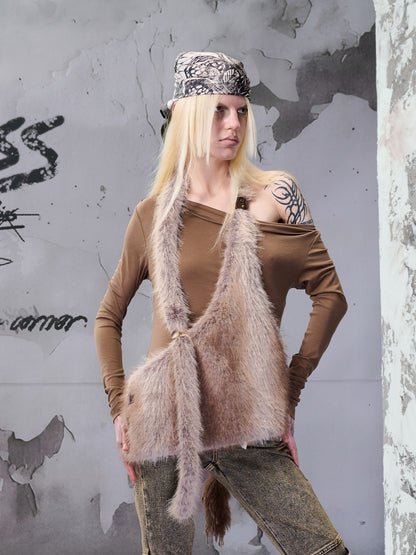 NORTH_NODE_Faux_Fur_Patchwork_One_Shoulder_Punk_Women&