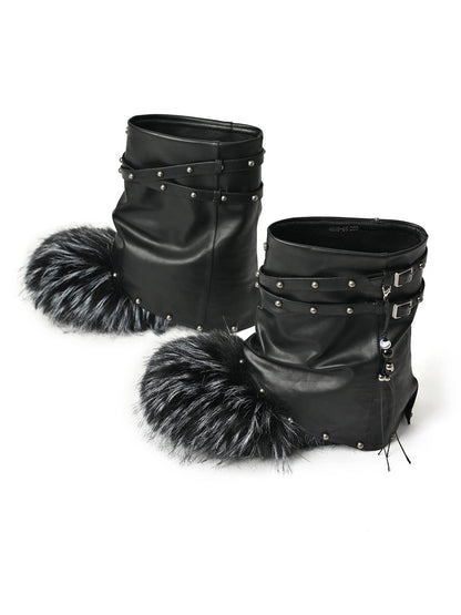NORTH_NODE_Faux_Fur_Patchwork_Studded_Beaded_Round_Toe_Women&