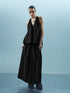 NORTH_NODE_Faux_Two_Piece_V-neck_Figure_Flattering_Women&