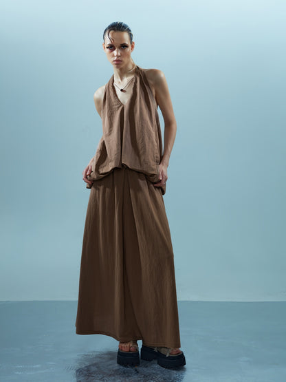 NORTH_NODE_Faux_Two_Piece_V-neck_Figure_Flattering_Women&