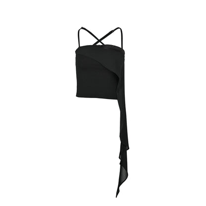 NORTH_NODE_Floating_Patchwork_Studded_Ruffle_Trim_Spaghetti_Strap_Women&
