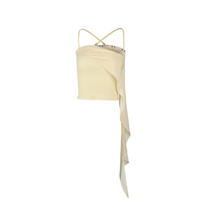 NORTH_NODE_Floating_Patchwork_Studded_Ruffle_Trim_Spaghetti_Strap_Women&