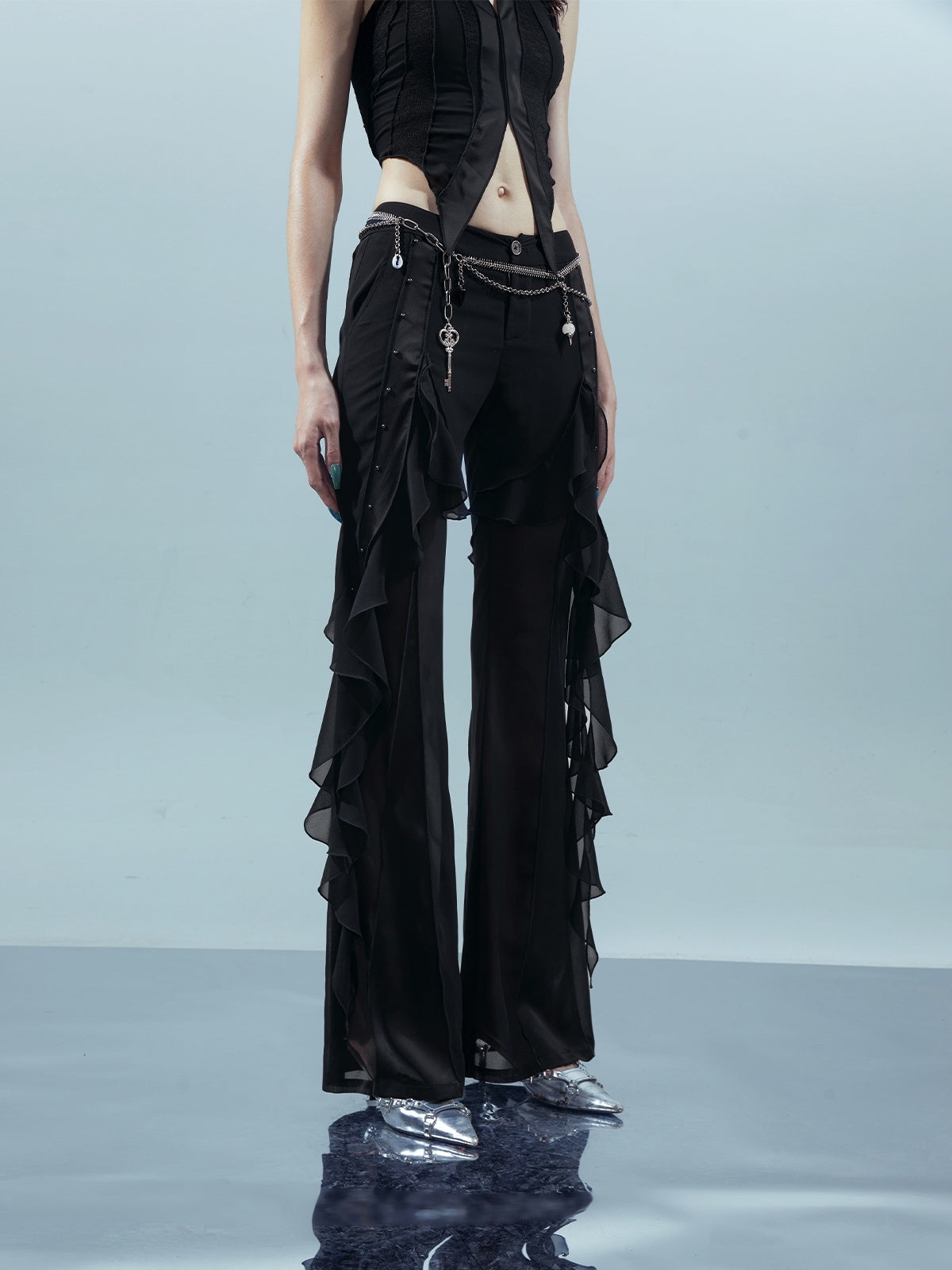 NORTH_NODE_Flowy_Patchwork_Studded_Chiffon_Women&