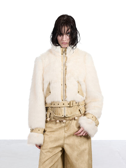 NORTH_NODE_Fluffy_Spliced_Layered_Zipper_Women&