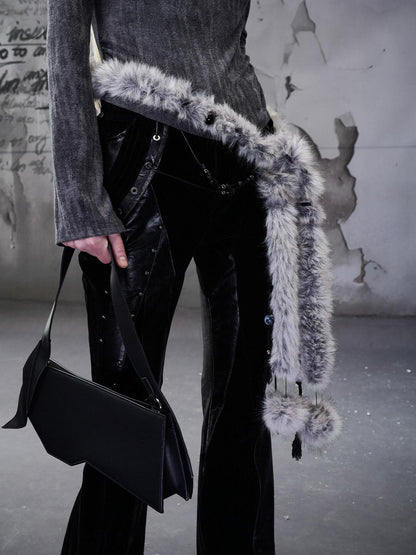 NORTH NODE Fuzzy Beaded Multiway Hand Sewn Women&