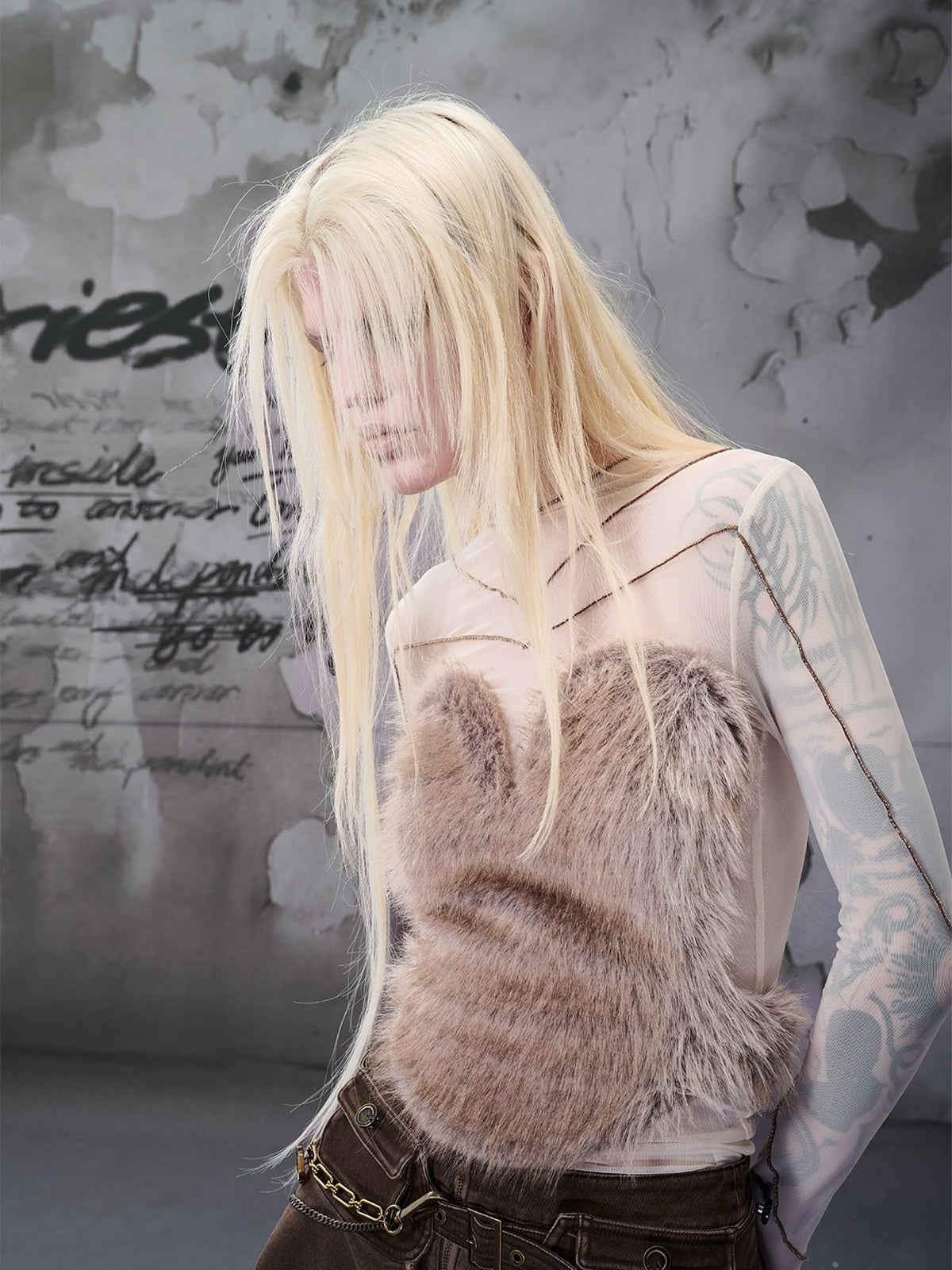 NORTH_NODE_Fuzzy_Mesh_Splice_Women&