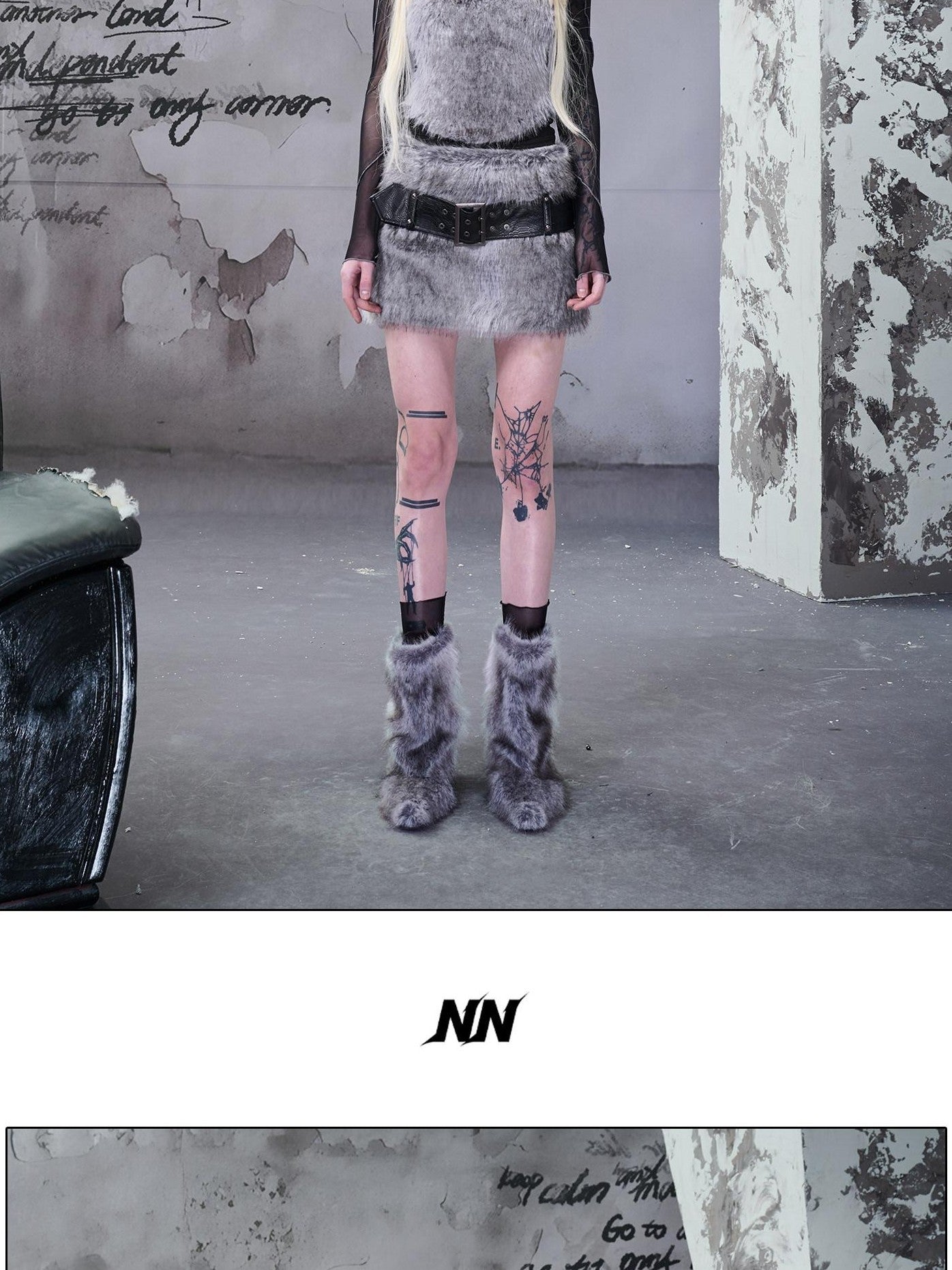 NORTH NODE Fuzzy Mesh Splice Women&