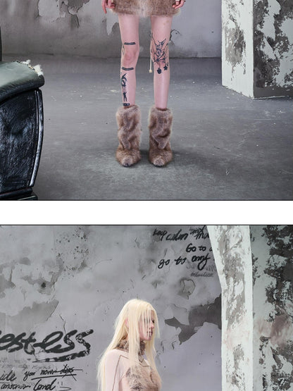 NORTH NODE Fuzzy Mesh Splice Women&