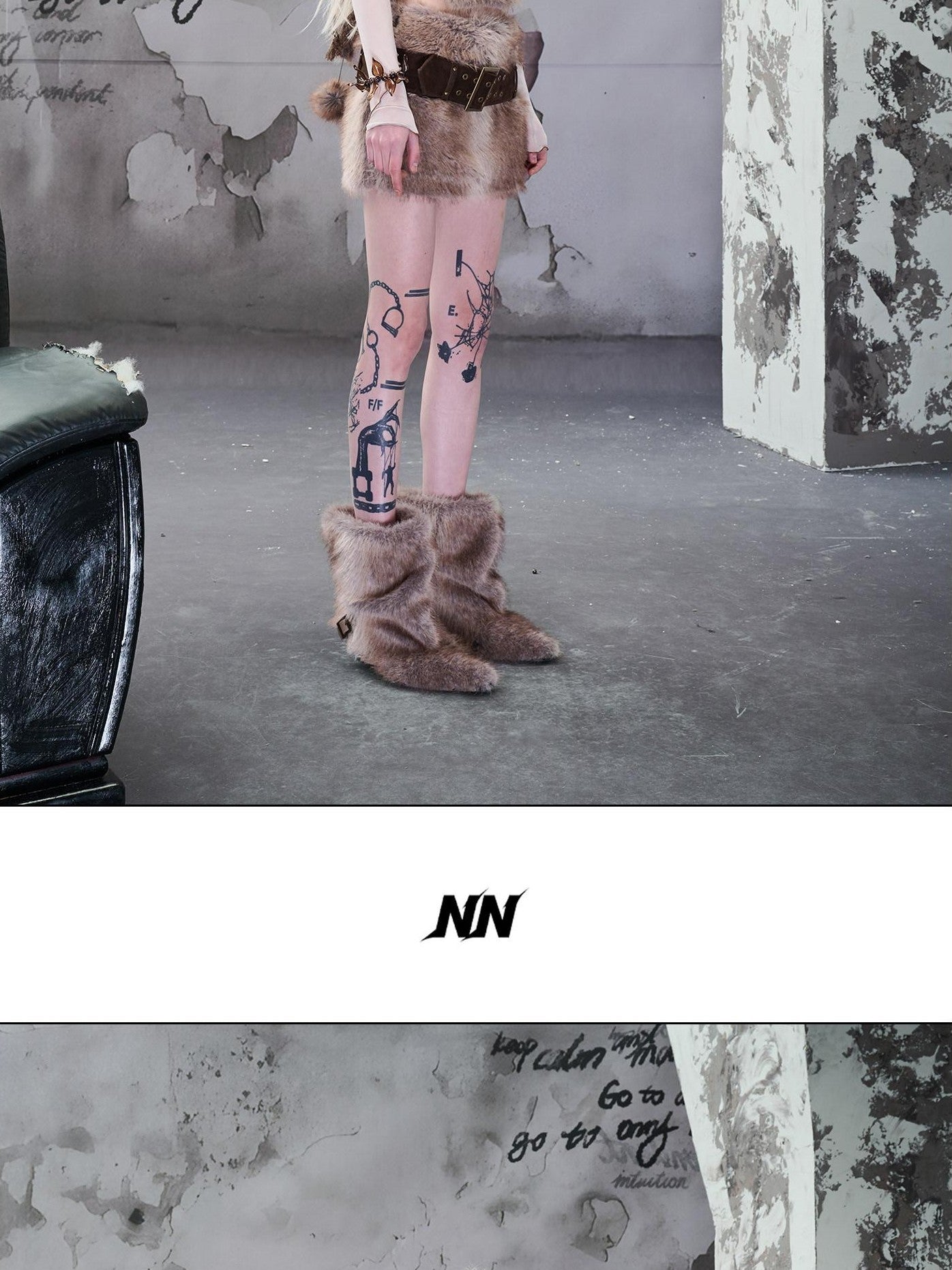 NORTH NODE Fuzzy Mesh Splice Women&