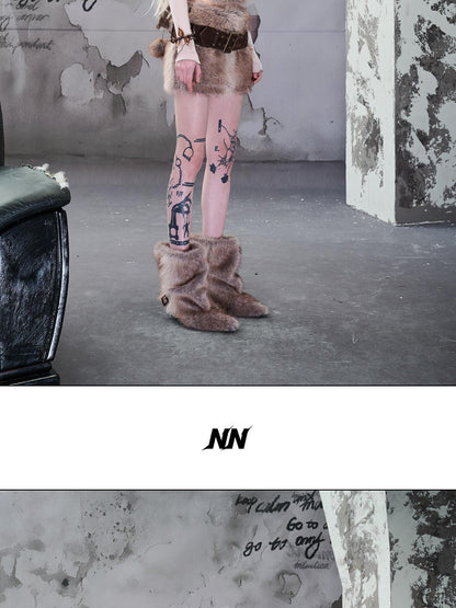 NORTH NODE Fuzzy Mesh Splice Women&