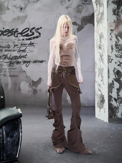 NORTH NODE Fuzzy Mesh Splice Women&