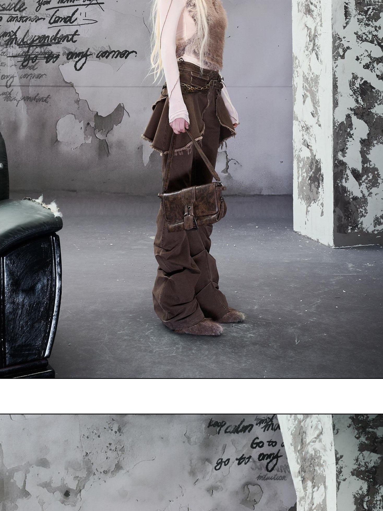 NORTH NODE Fuzzy Mesh Splice Women&