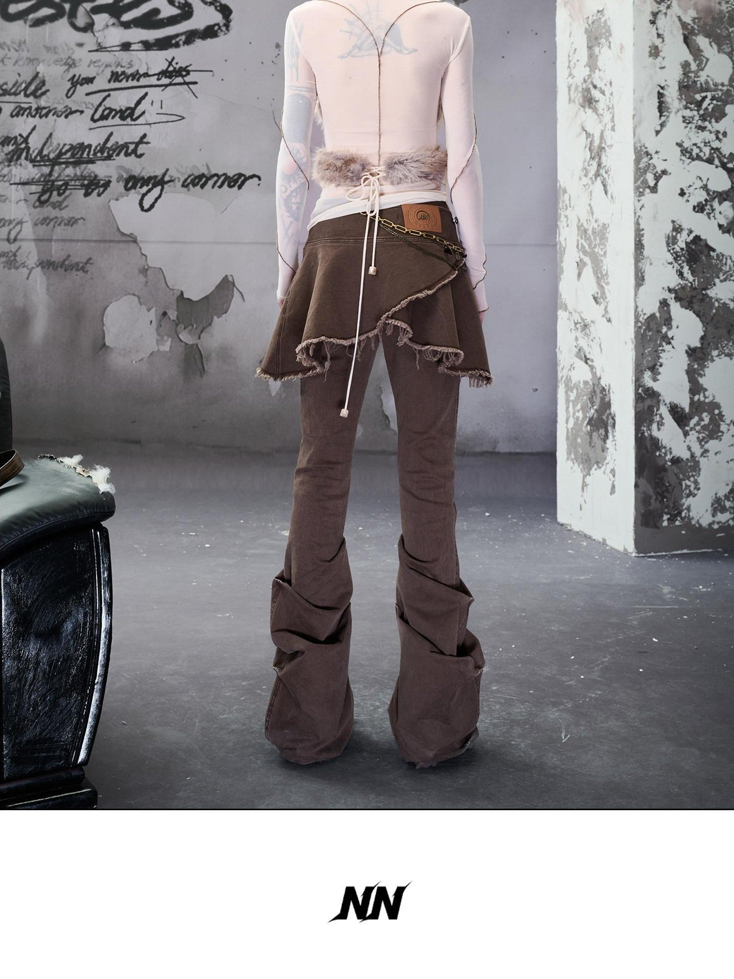 NORTH NODE Fuzzy Mesh Splice Women&