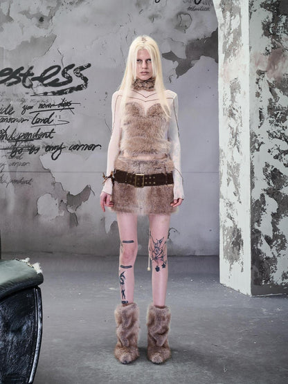 NORTH NODE Fuzzy Mesh Splice Women&