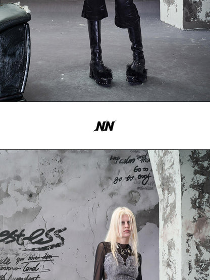 NORTH NODE Fuzzy Mesh Splice Women&