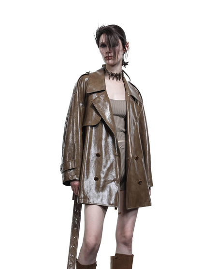 NORTH_NODE_Glossy_Mirror_Fold_Belted_Mid_Length_Women&