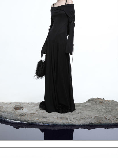 NORTH NODE Gothic Hooded Cinched Waist Long Sleeve Women&