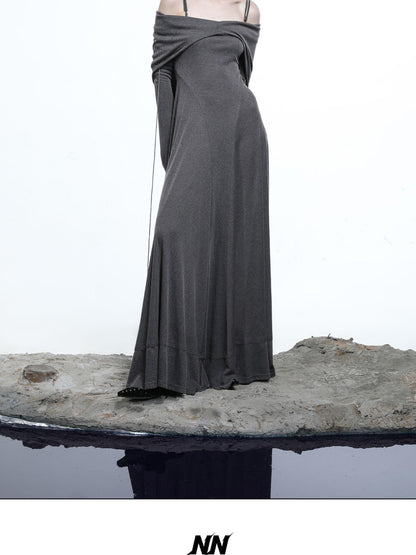 NORTH NODE Gothic Hooded Cinched Waist Long Sleeve Women&
