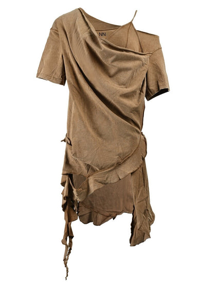 NORTH_NODE_Grey_Ruffle_Oversized_V-neck_Women&