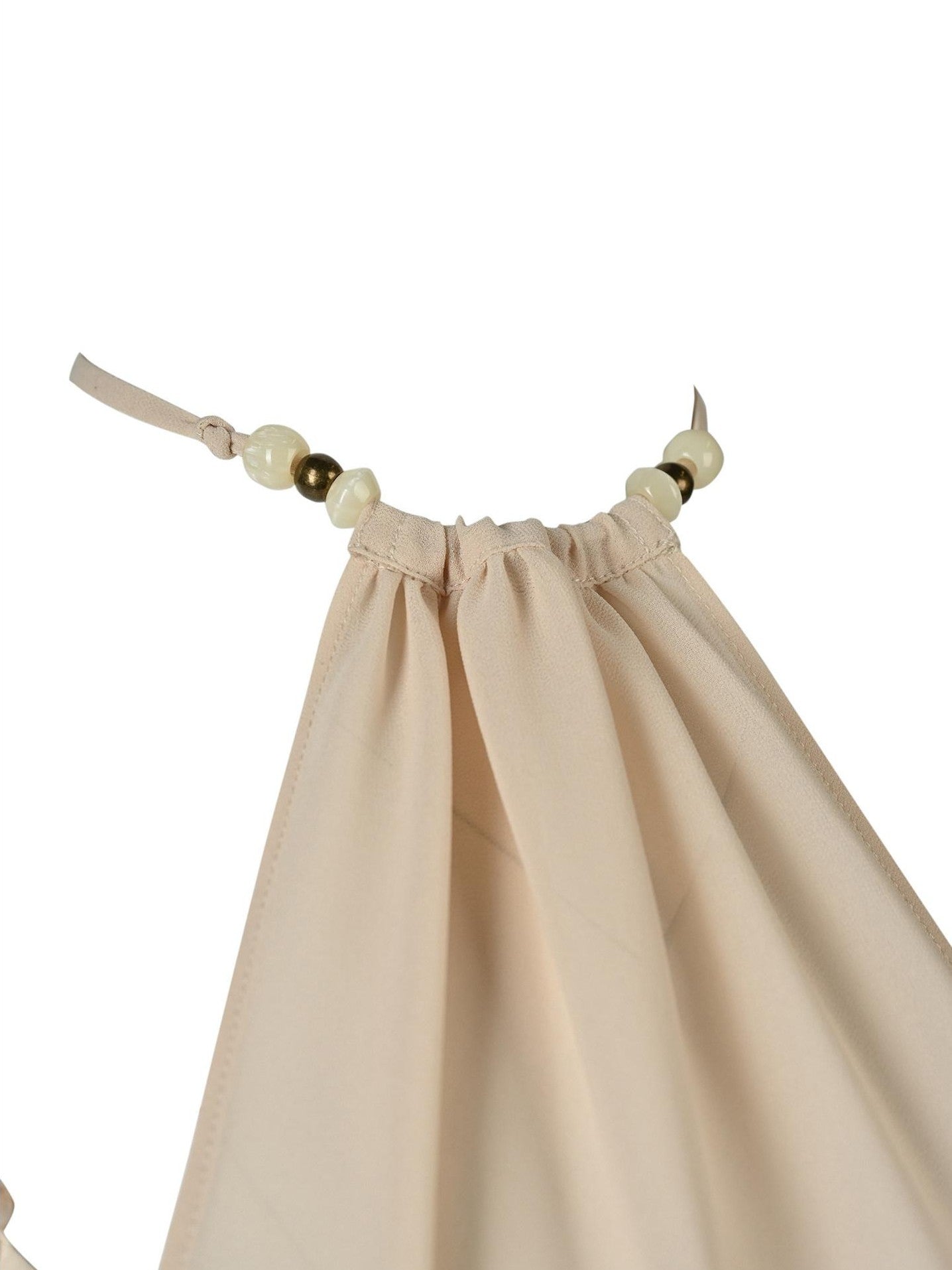 NORTH NODE Halter Neck Chiffon Splice Faux Two Piece Women&