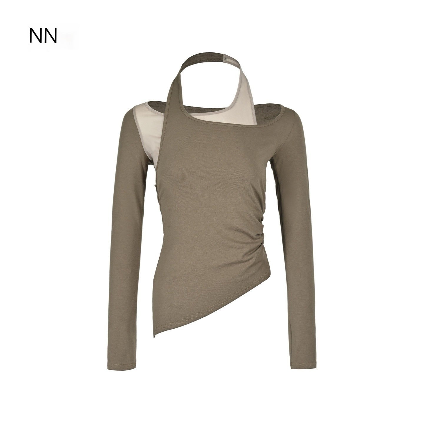 NORTH_NODE_Halter_Patchwork_Colorblock_Faux_Layered_Women&