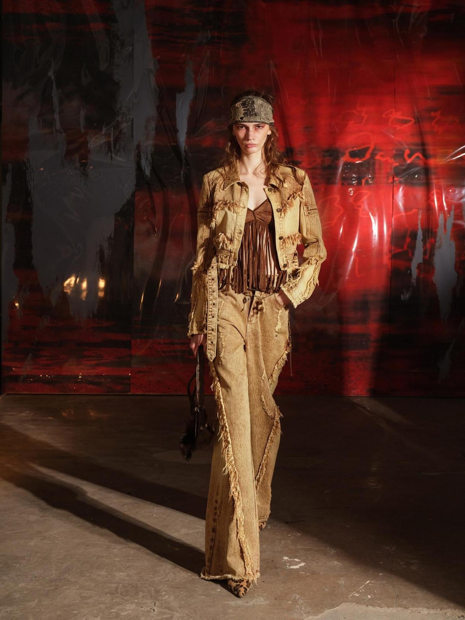 NORTH NODE Heavywork Cropped Jacket Wide Leg Pants Women&