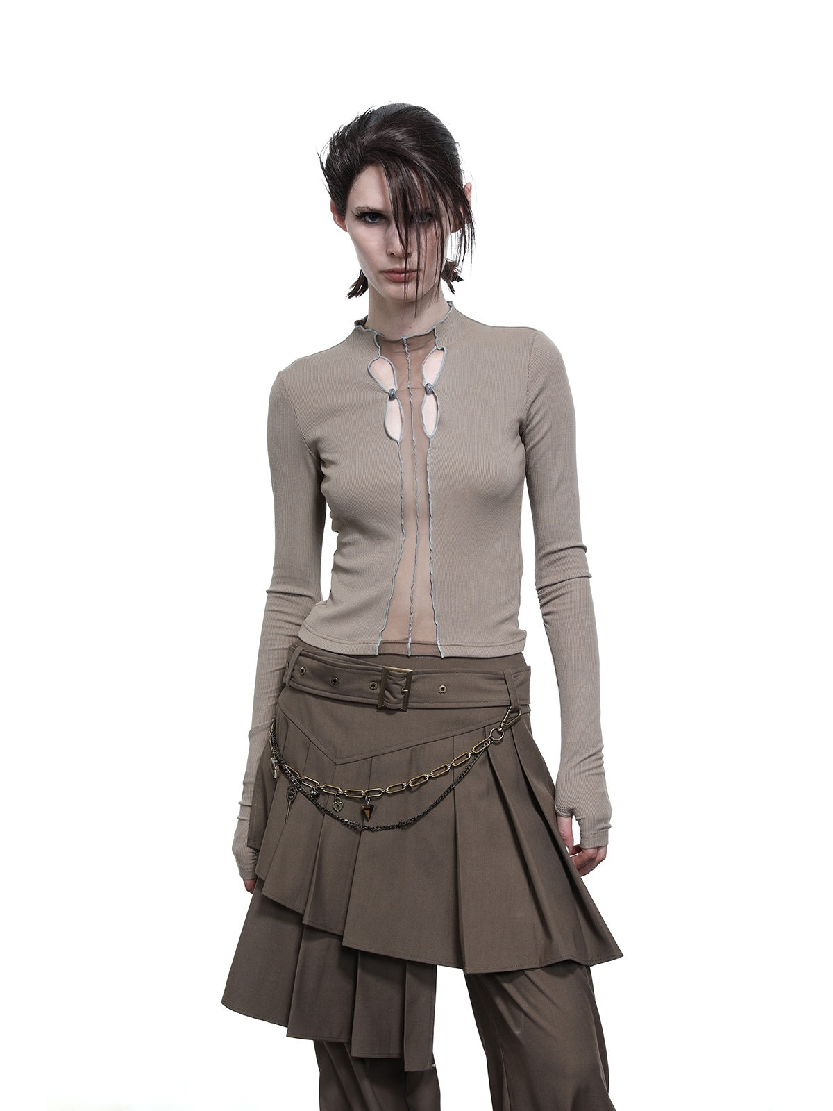 NORTH_NODE_High_Stretch_Slim_Knit_Mesh_Panel_Women&