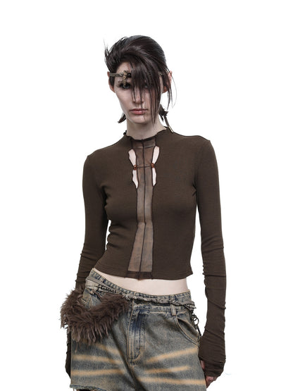 NORTH_NODE_High_Stretch_Slim_Knit_Mesh_Panel_Women&