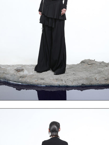 NORTH NODE High Stretch Slim Knit Mesh Panel Women&