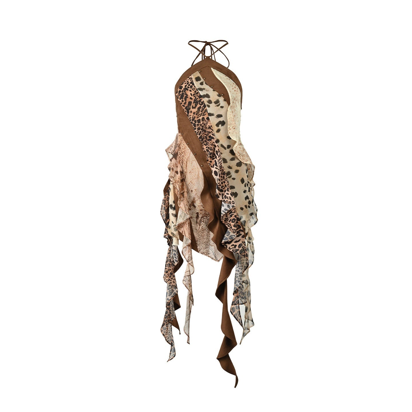 NORTH_NODE_Leopard_Patchwork_Print_Asymmetrical_Ruffle_Women&