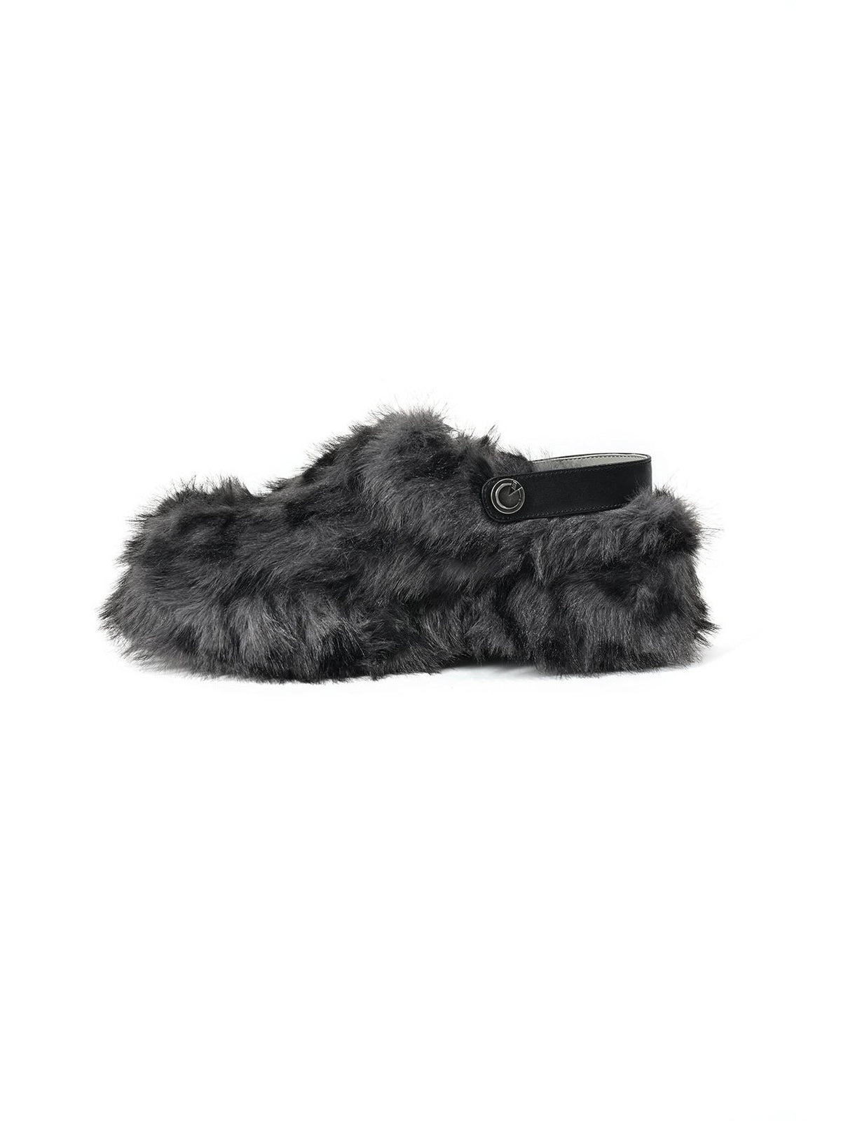 NORTH NODE Leopard Print Faux Fur Platform Women&