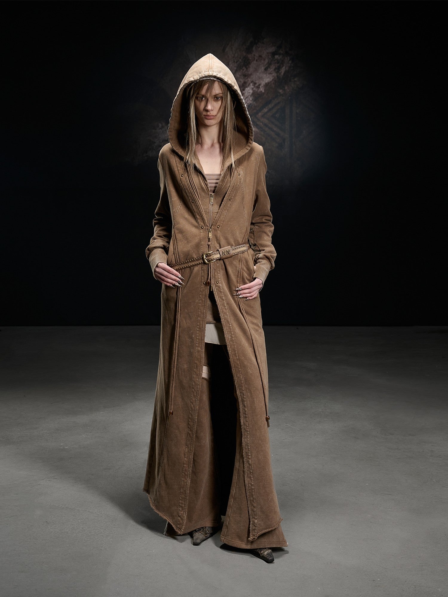 NORTH NODE Longline Washed Distressed Oversized Women&