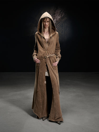 NORTH NODE Longline Washed Distressed Oversized Women&