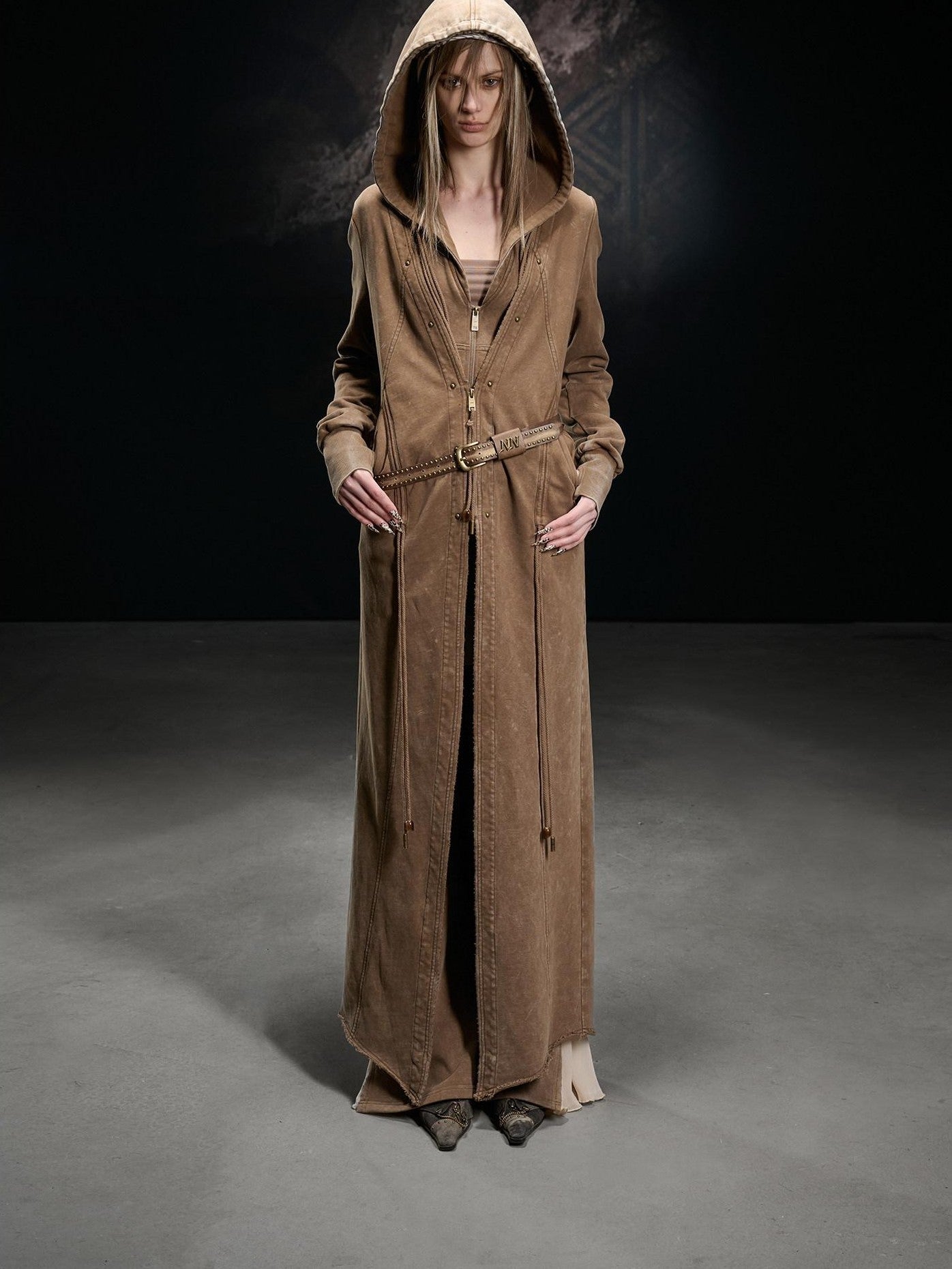 NORTH NODE Longline Washed Distressed Oversized Women&