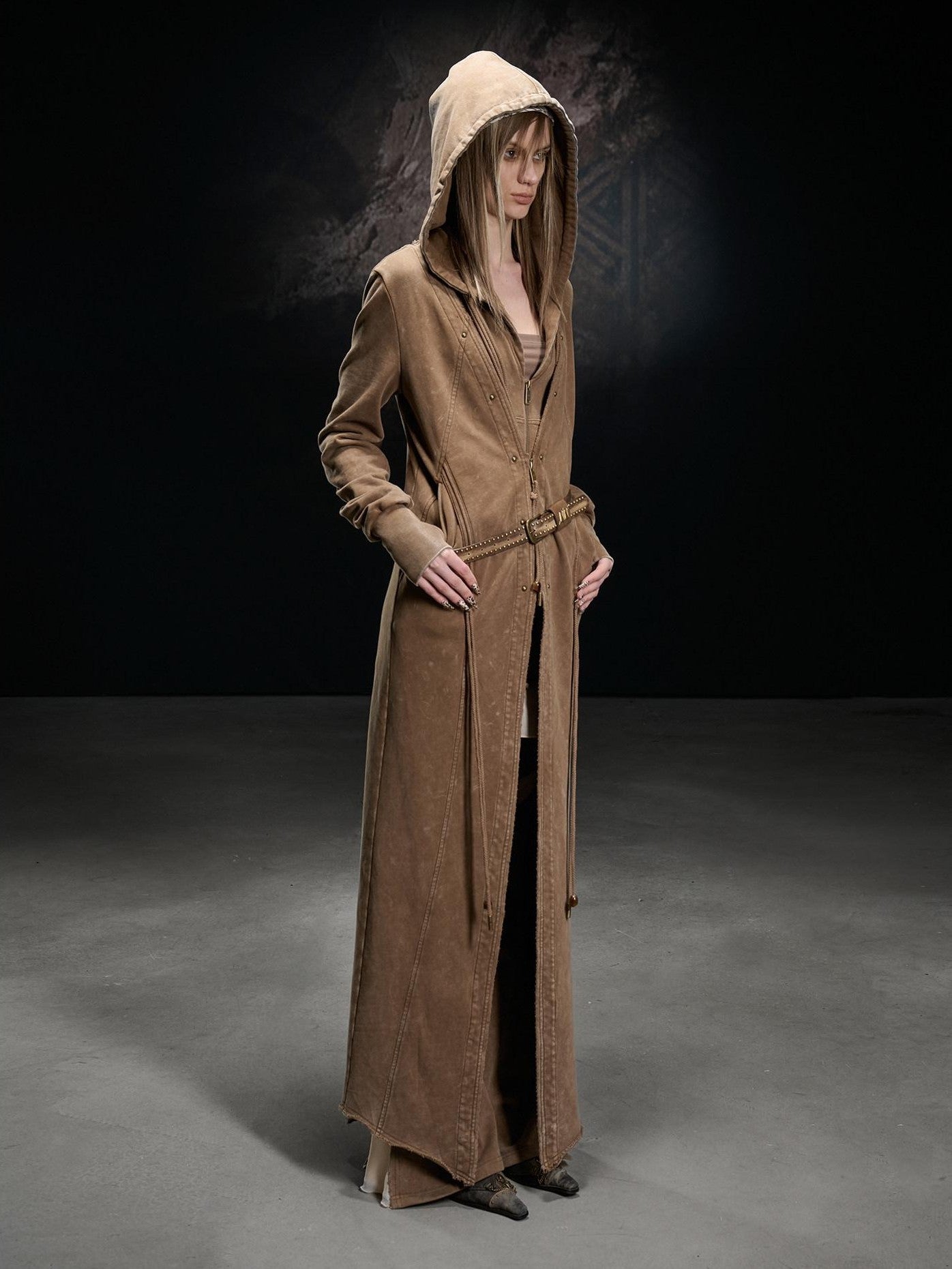 NORTH NODE Longline Washed Distressed Oversized Women&