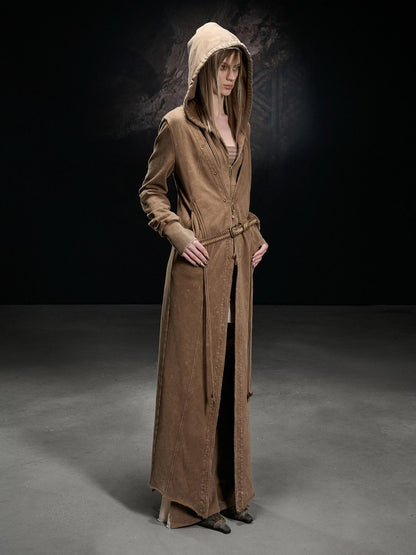 NORTH NODE Longline Washed Distressed Oversized Women&